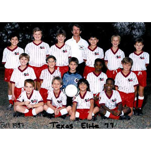 Young Dr. Perri with Soccer Team Copy | Perri Dermatology